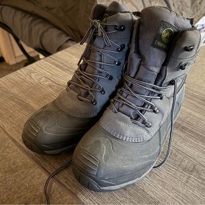 Men's Gray All-Weather Lace-Up Boots
